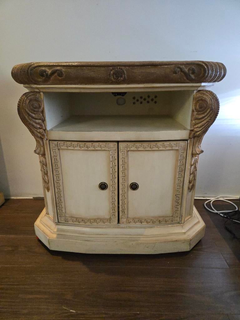 Versace dressior, tv kast, salon en eetkoektafel., 45 tot 60 cm, Rechthoekig, Hout, Gebruikt