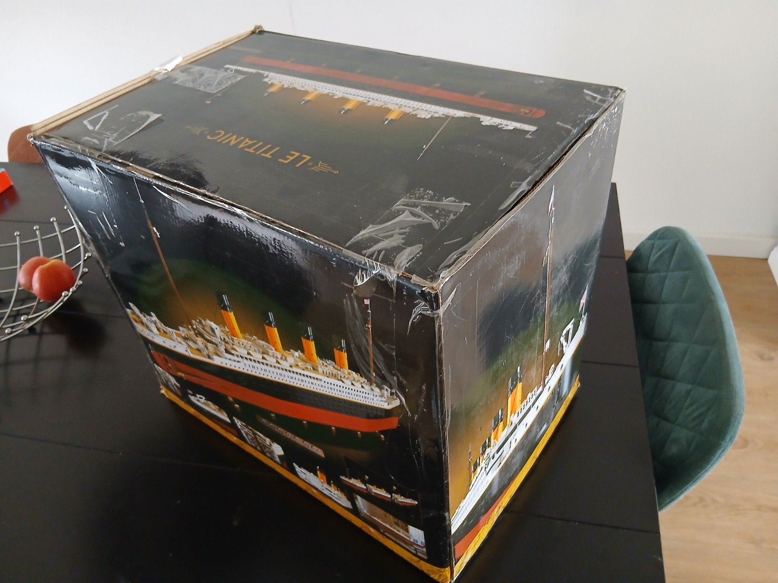 Foto 4 van titanic lego replica. gelijk aan origineel.