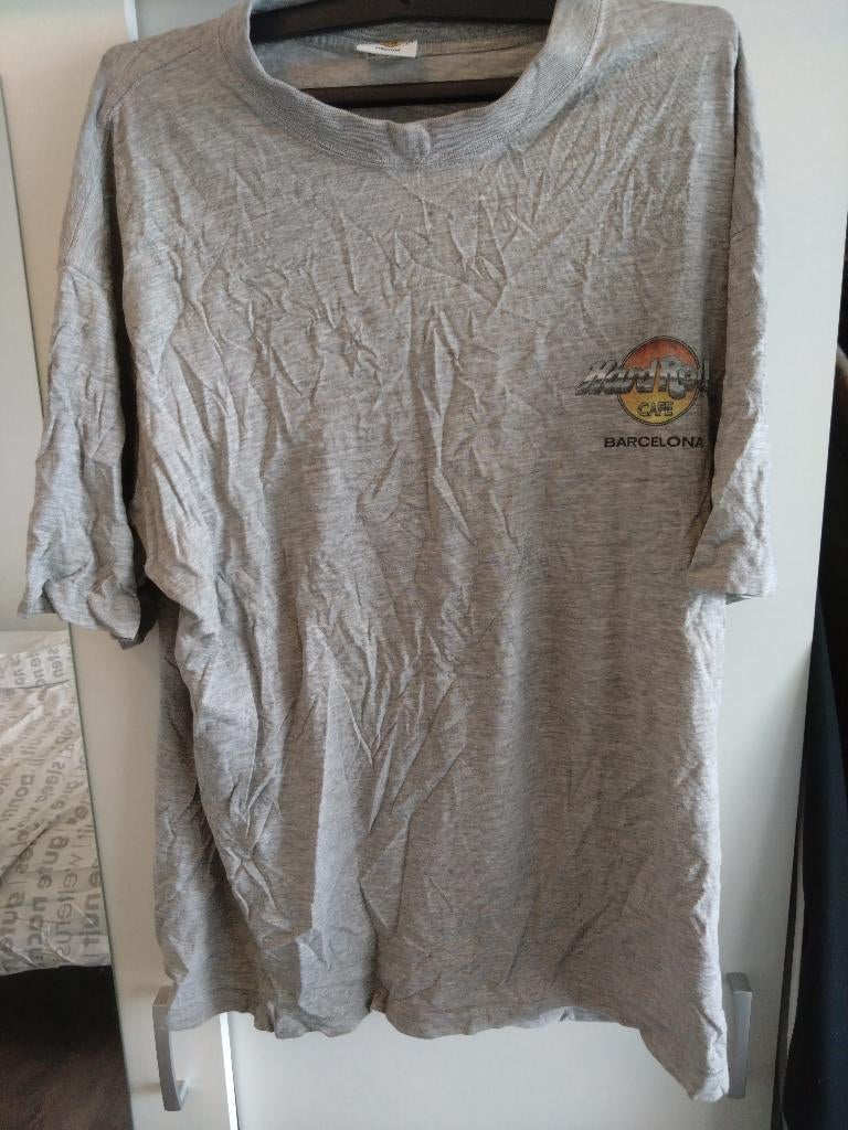 Hard Rock Cafe Barcelona shirt jaar 2000 - Medium, Ophalen, Maat 48/50 (M), Zwart