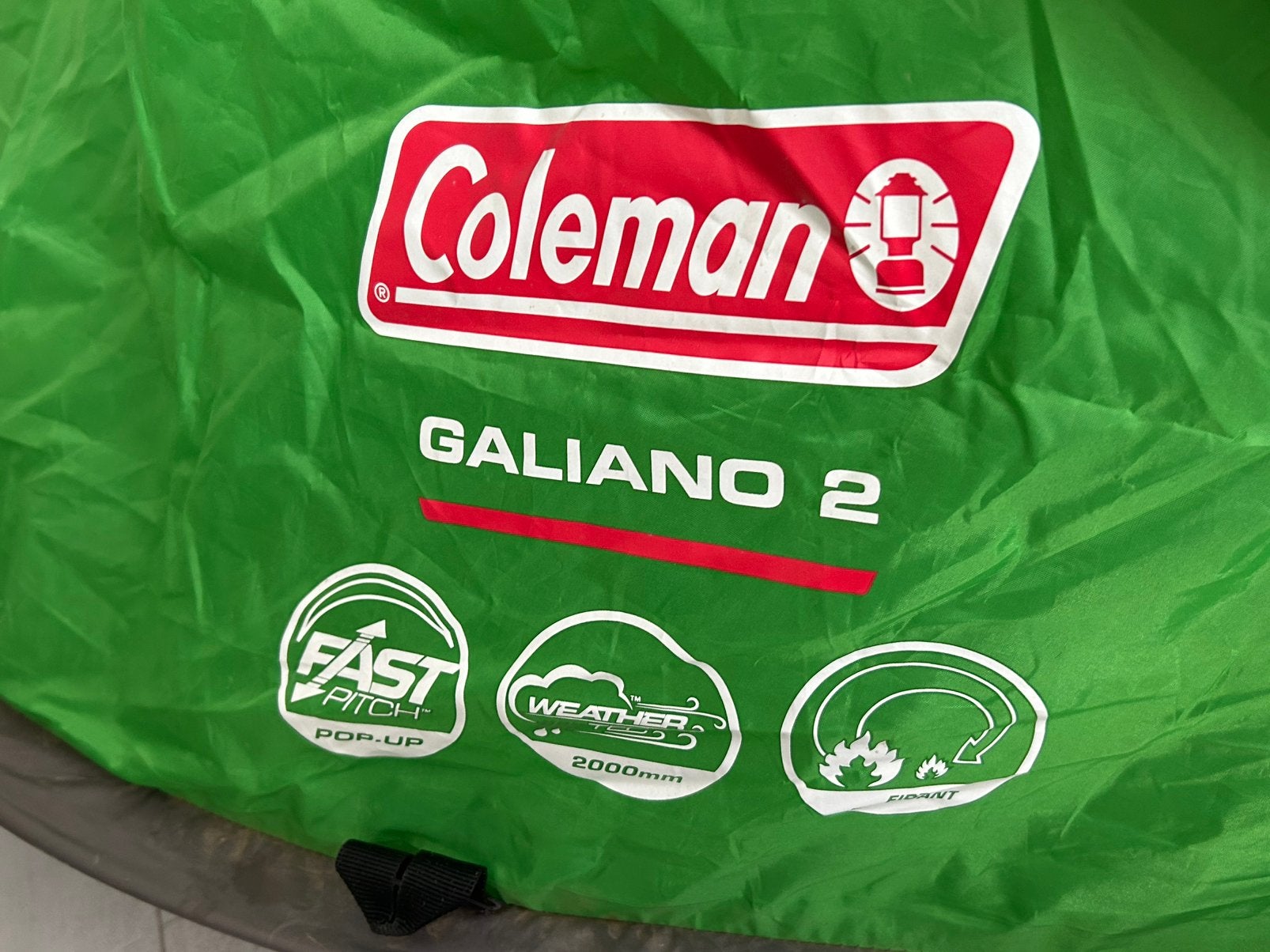 Coleman Galiano 2 tent vaste minimale va prijs, Caravans en Kamperen, Tenten, Ophalen, Zo goed als nieuw, Tot en met 2