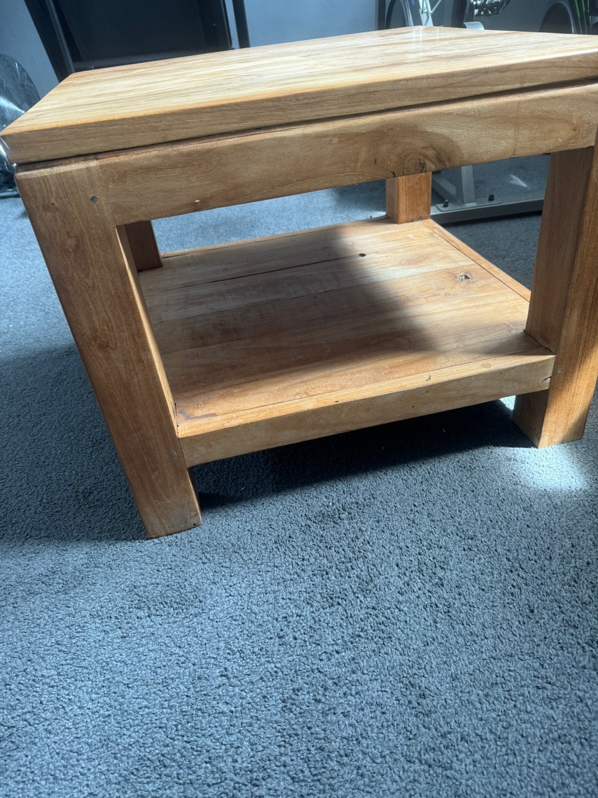 Stevige salontafel, Ophalen, Gebruikt, 50 tot 100 cm, 50 tot 100 cm