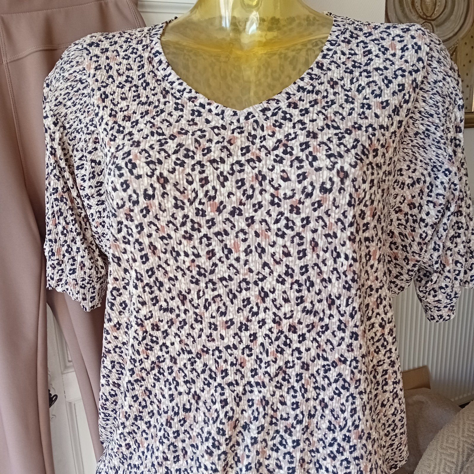 beeldig bloesje L, Verzenden, Nieuw, Maat 42/44 (L), Beige