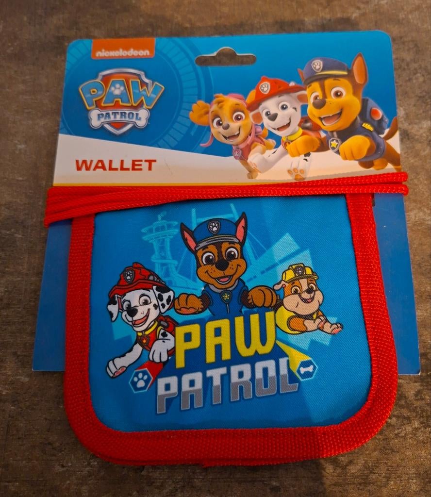 NIEUW Paw Patrol portemonnee met draagkoord, Ophalen of Verzenden, Nieuw, Jongen of Meisje