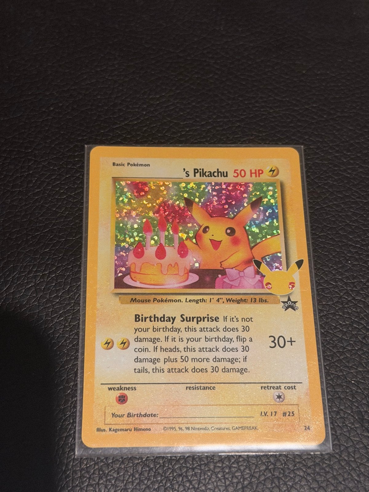 Birthday Pikachu Celebrations Pokemon kaart, Hobby en Vrije tijd, Verzamelkaartspellen | Pokémon, Ophalen of Verzenden, Zo goed als nieuw