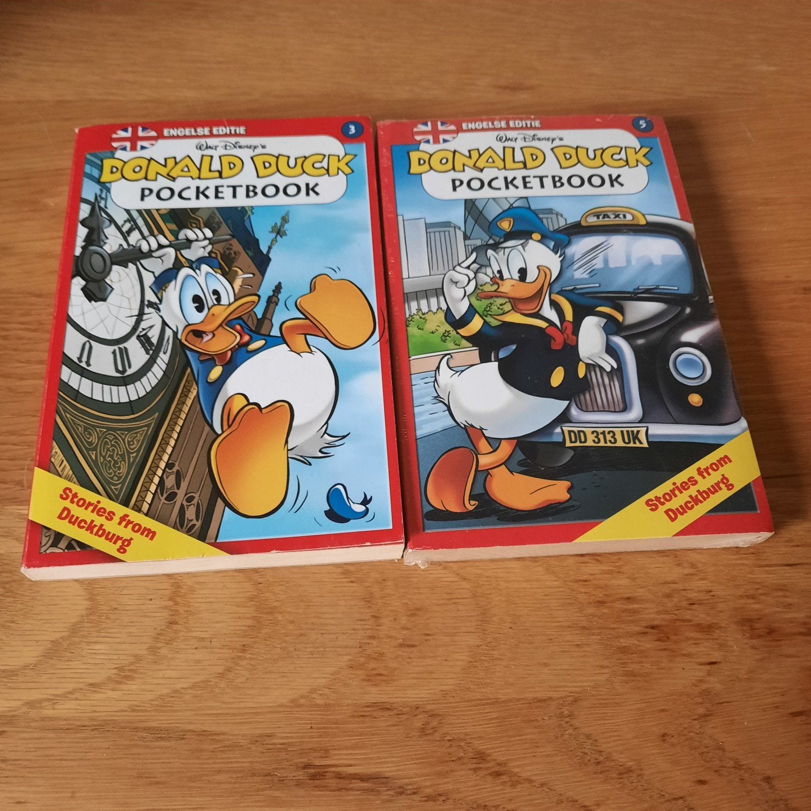 Donald Duck Pocketbook Engelse Editie - Deel 3 & 5, Boeken, Meerdere stripboeken, Ophalen of Verzenden, Zo goed als nieuw, Walt Disney