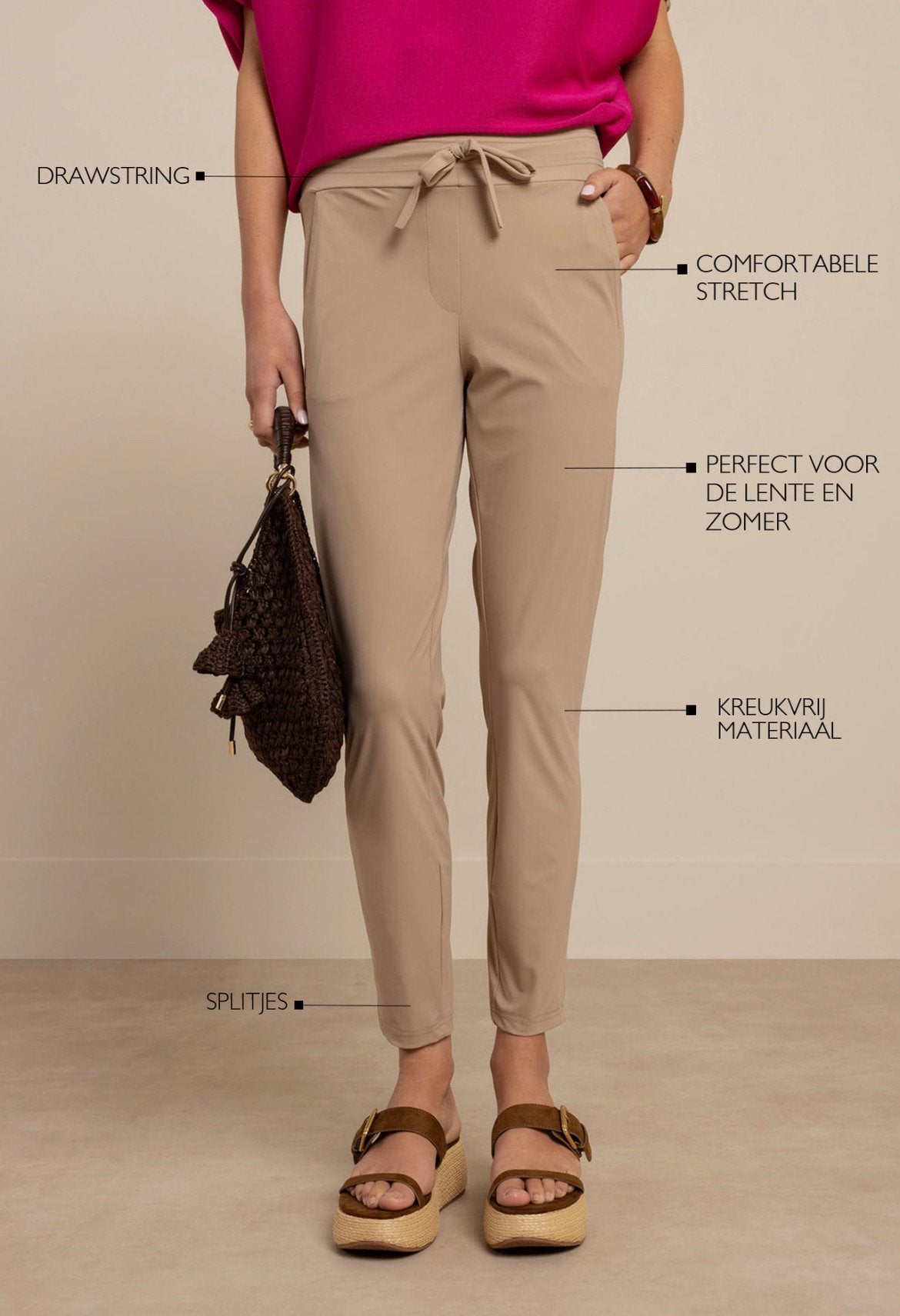 Studio Anneloes start-up NIEUW, Kleding | Dames, Broeken en Pantalons, Beige, Maat 46/48 (XL) of groter, Nieuw, Ophalen of Verzenden
