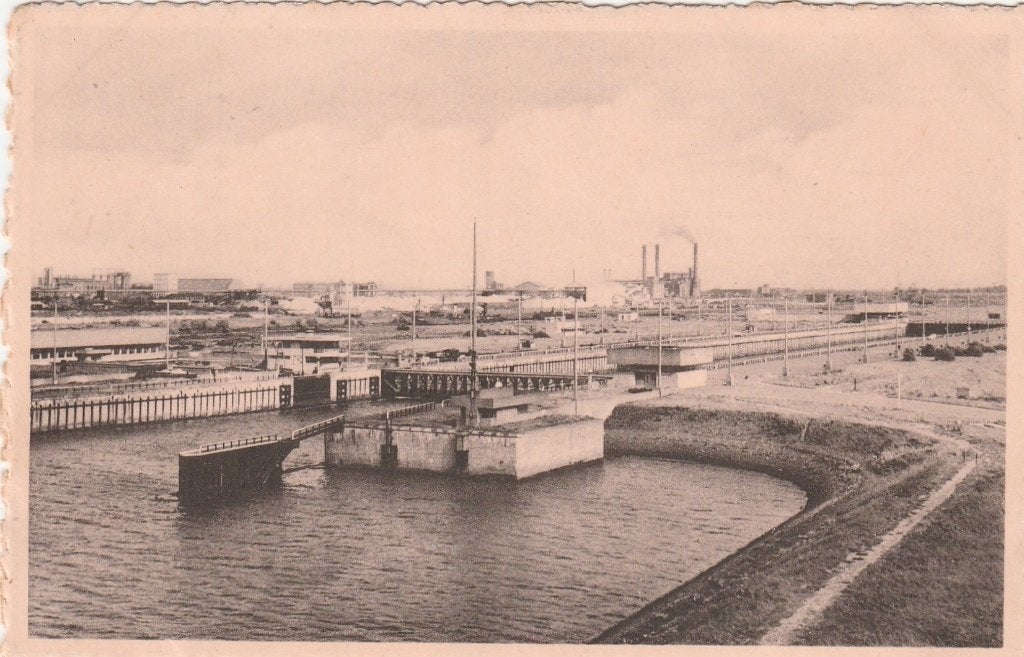 ijmuiden- noordersluis, Verzamelen, Ansichtkaarten | Nederland, Ophalen of Verzenden, 1940 tot 1960, Noord-Holland