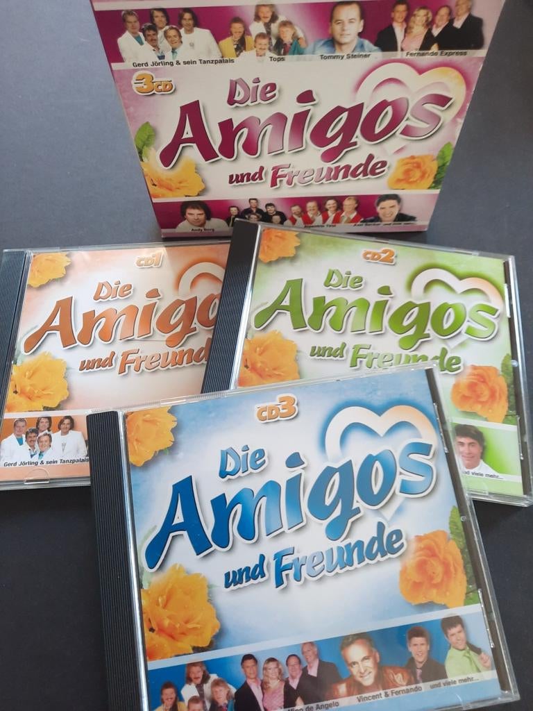 3 cd box  Die Amigos und Freunde, Ophalen of Verzenden, Zo goed als nieuw