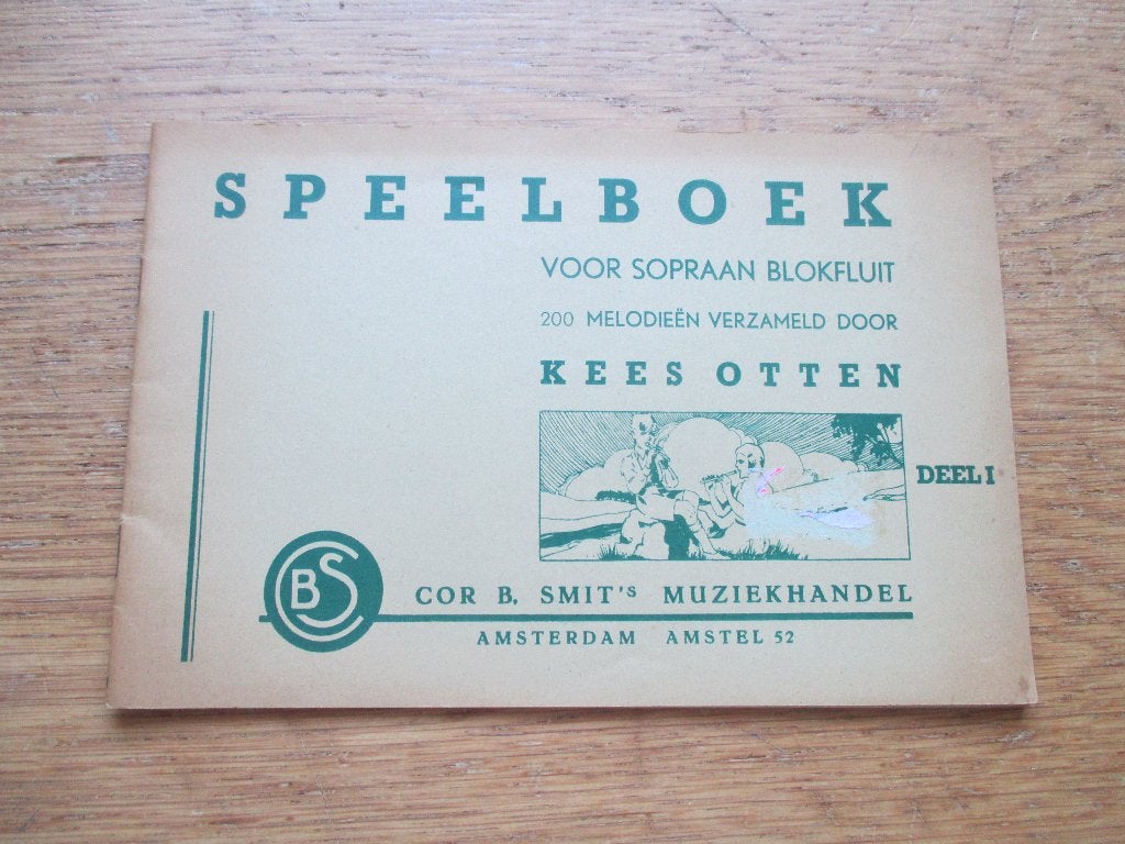 Speelboek voor sopraan blokfluit - Kees Otten (Deel 1), Gebruikt, Klassiek, Les of Cursus, Ophalen of Verzenden