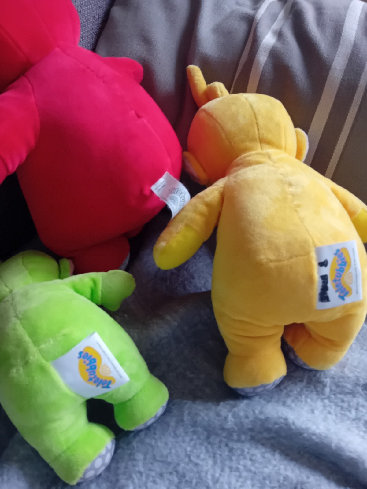Teletubbies Knuffels - Drie Kleurrijke Vrienden, Overige merken, Overige karakters, Overige typen, Ophalen of Verzenden