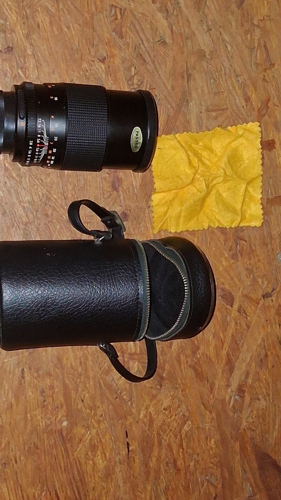 Vintage Telelens met Tas - Perfect voor Klassieke Fotografie, Audio, Tv en Foto, Fotografie | Lenzen en Objectieven, Ophalen, Overige merken
