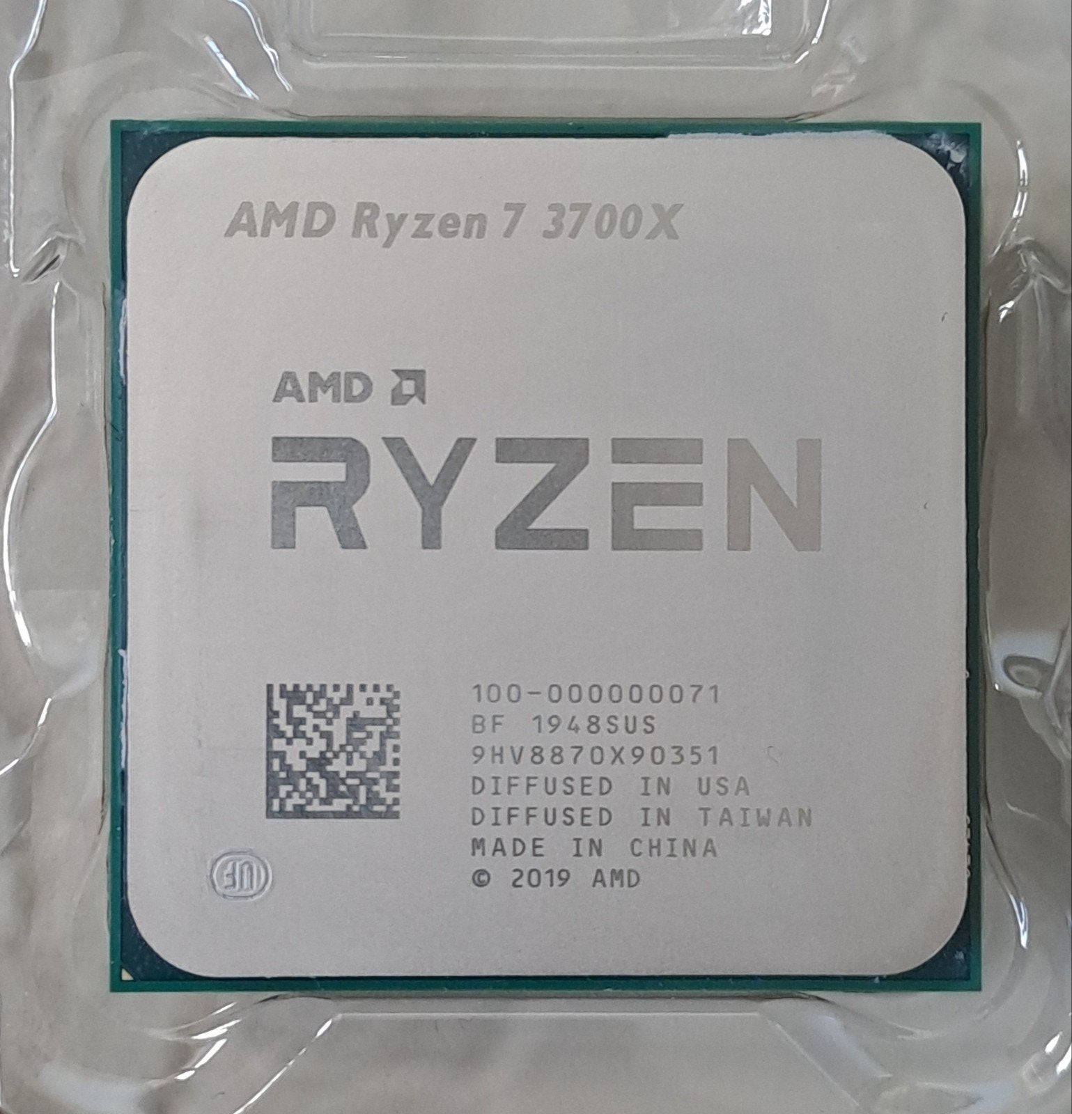 AMD Ryzen 7 3700x, Computers en Software, 8-core, 7 3700x, Ophalen of Verzenden, Zo goed als nieuw