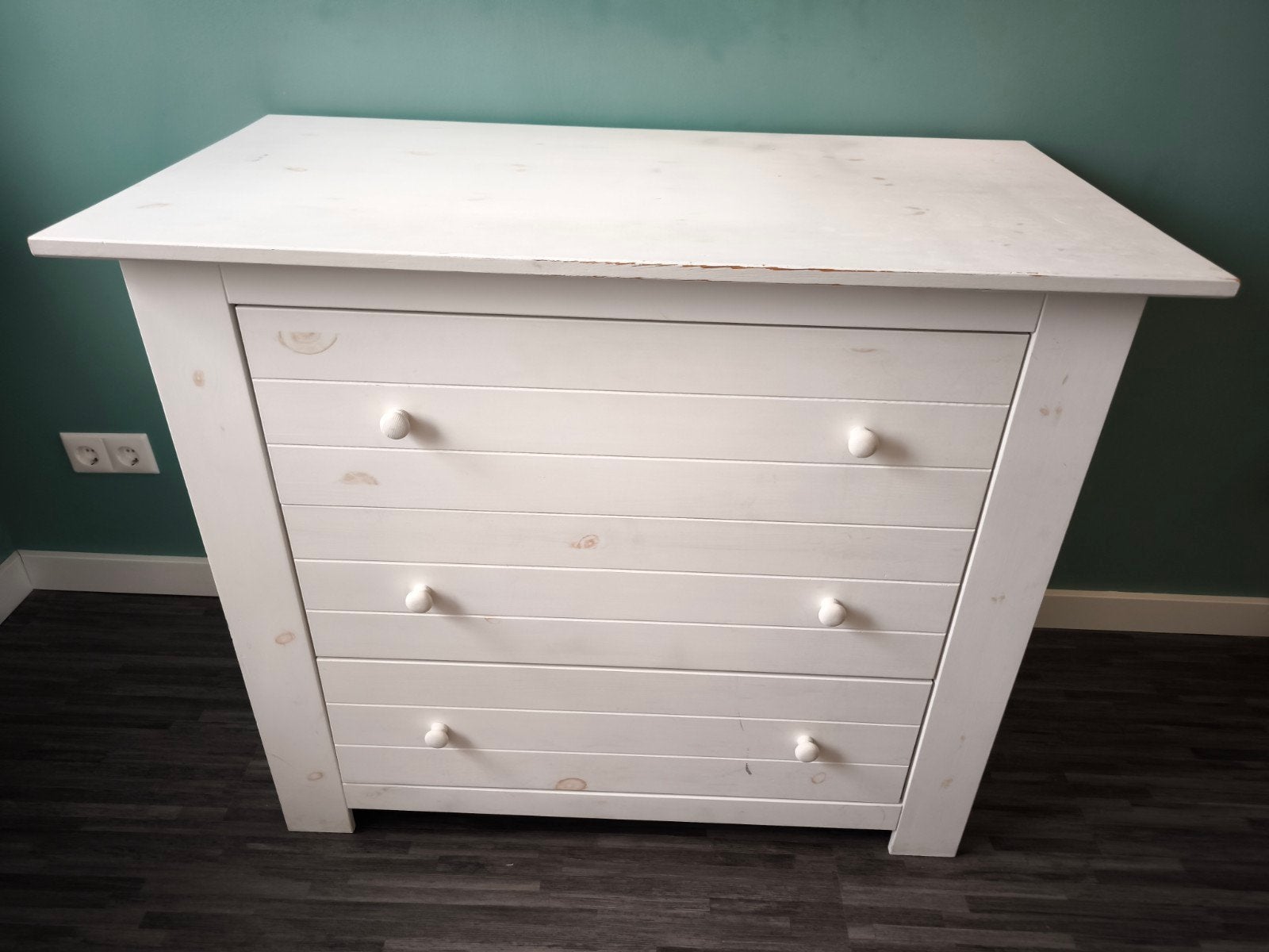 Commode houtkleur, Kinderen en Baby's, Kinderkamer | Commodes en Kasten, 50 tot 70 cm, 100 cm of meer, Commode, Ophalen