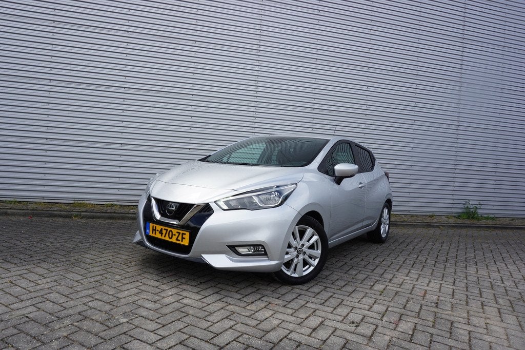 Nissan Micra 1.0 IG-T N-Connecta Airco / Cruise / Camera / C, Auto's, Nissan, Voorwielaandrijving, Euro 6, LED verlichting, Origineel Nederlands