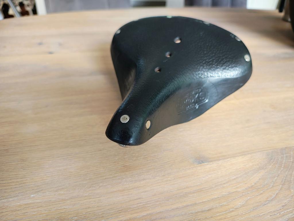 Zwart leren Brooks zadel type B66S dameszadel, Ophalen of Verzenden, Zadel