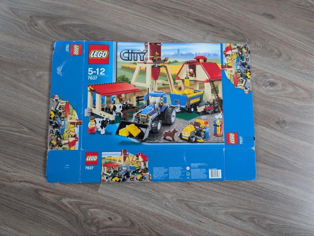 Lege Lego doos van Boerderij set 7637, Gebruikt, Lego, Overige typen, Ophalen of Verzenden