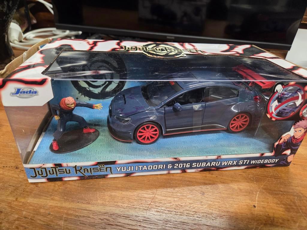 Jujutsu Kaisen Yuji Itadori & 2016 Subaru WRX STI widebody, Overige merken, Auto, ., Ophalen of Verzenden