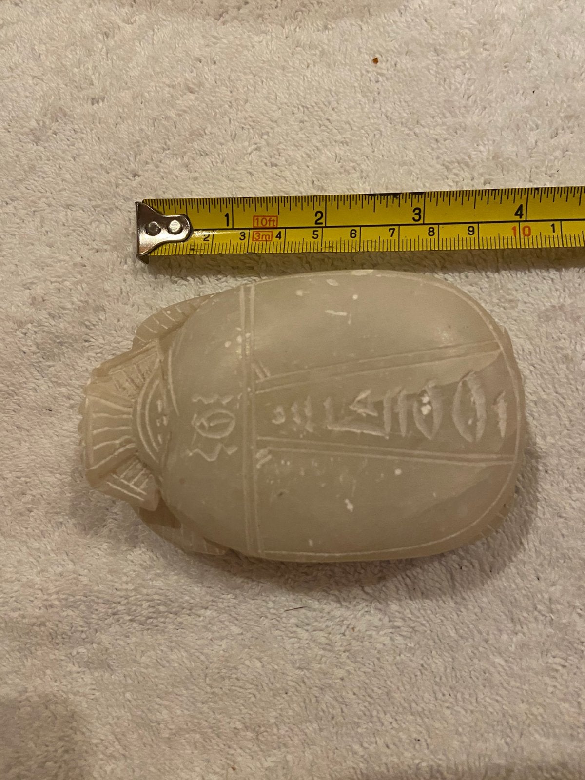 Beeldje scarrabe onyx, Verzamelen, Beelden en Beeldjes, Ophalen of Verzenden, Gebruikt, Dier