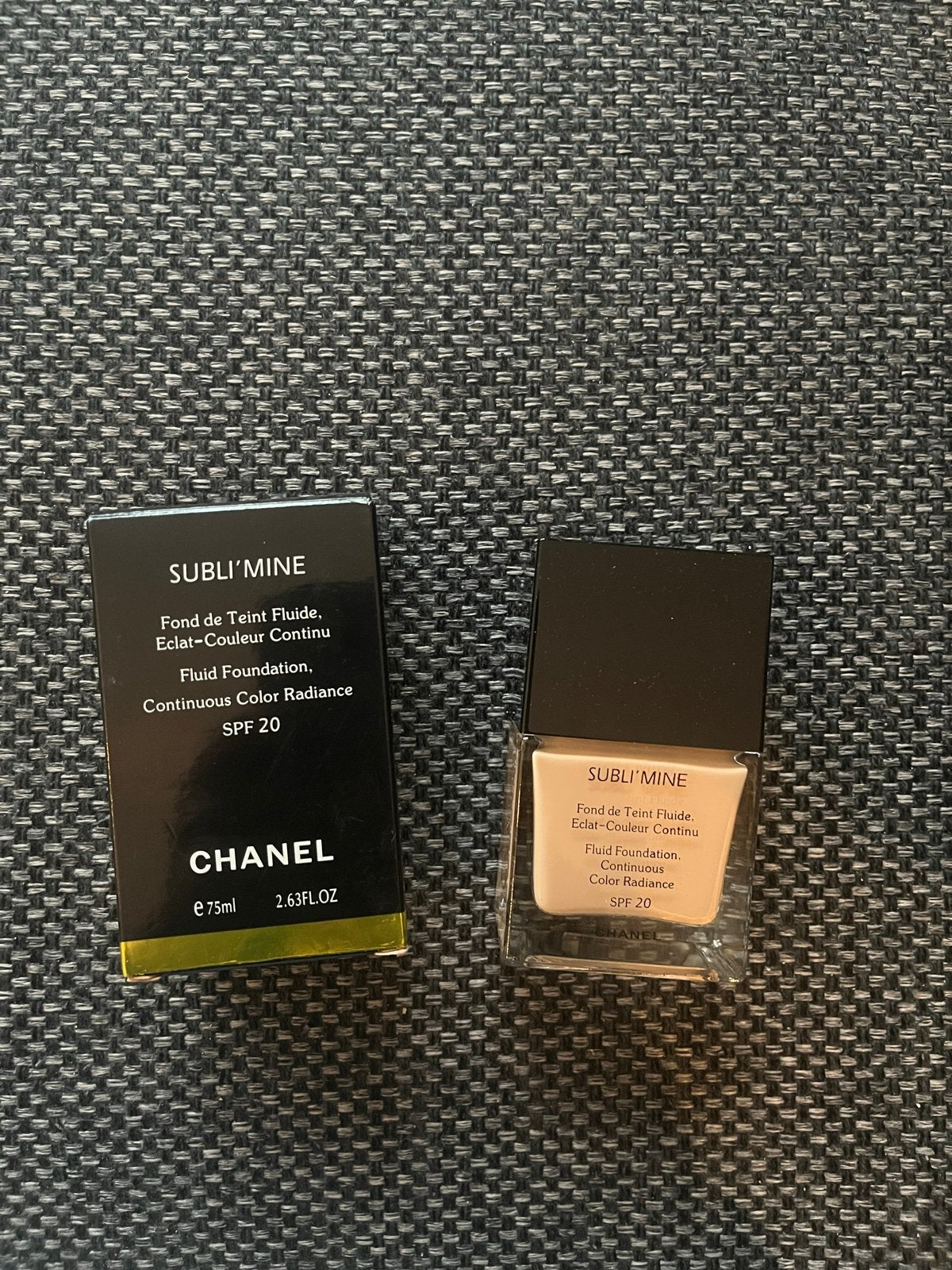Chanel Subli'mine Fluid Foundation SPF 20 - Exact Champagne, Gehele gezicht, Beige, Nieuw, Ophalen of Verzenden