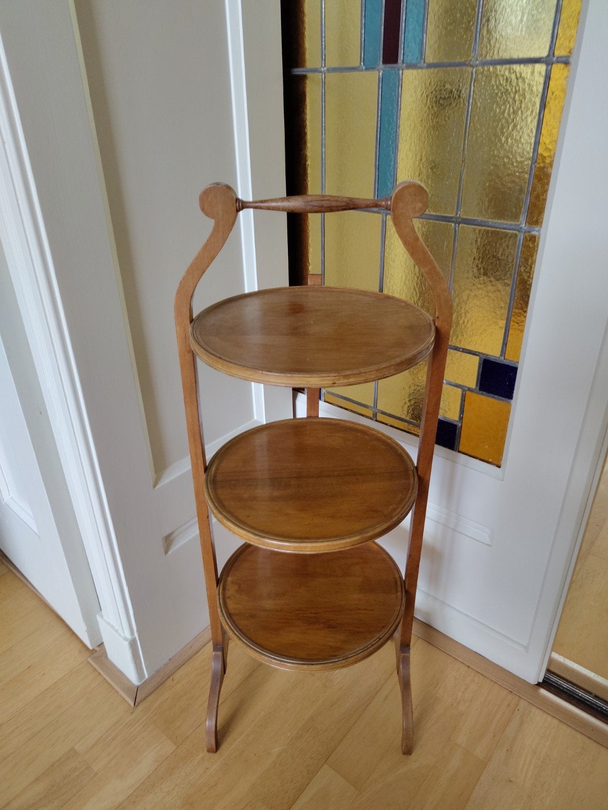 antieke houten etagere, Ophalen