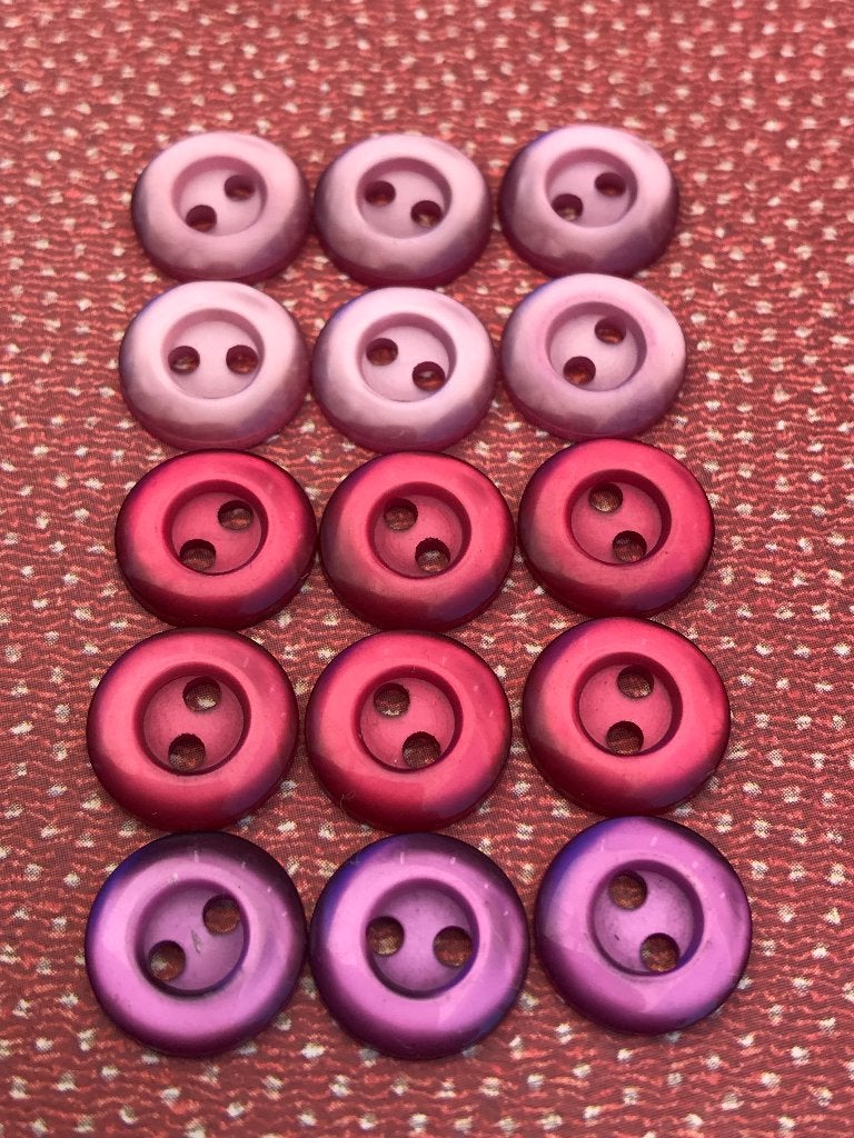 Lot roze paarse knoopjes Vintage, Ophalen of Verzenden, Zo goed als nieuw, Knoop of Knopen