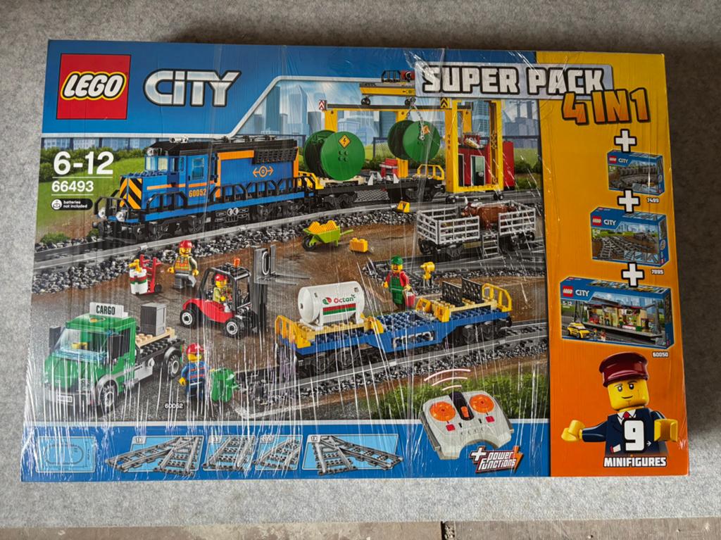 Lego train/trein Superpack 66493 nieuw! In prijs verlaagd!!, Ophalen, City, Lego, Nieuw
