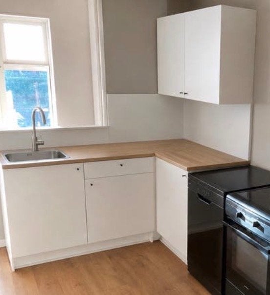 Ikea hoekkeuken, Huis en Inrichting, Keuken | Complete keukens, Ophalen, Gebruikt, Wit, Hoekkeuken