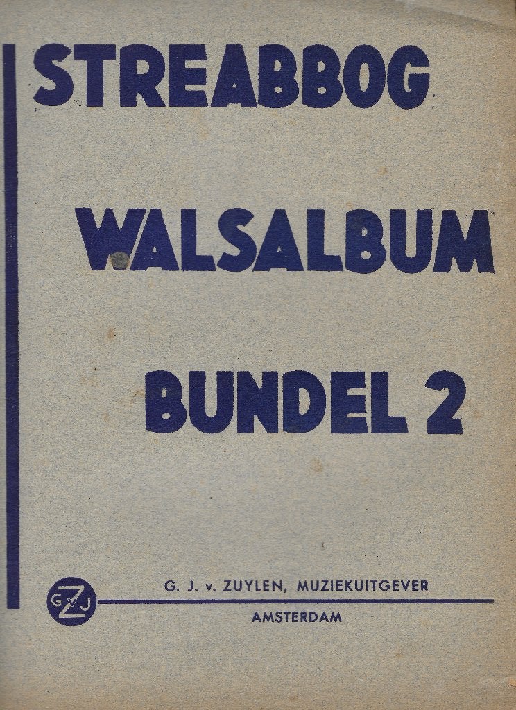 So94 bladmuziek streabog walsalbum bundel 2, Muziek en Instrumenten, Bladmuziek, Klassiek, Ophalen of Verzenden, Zo goed als nieuw