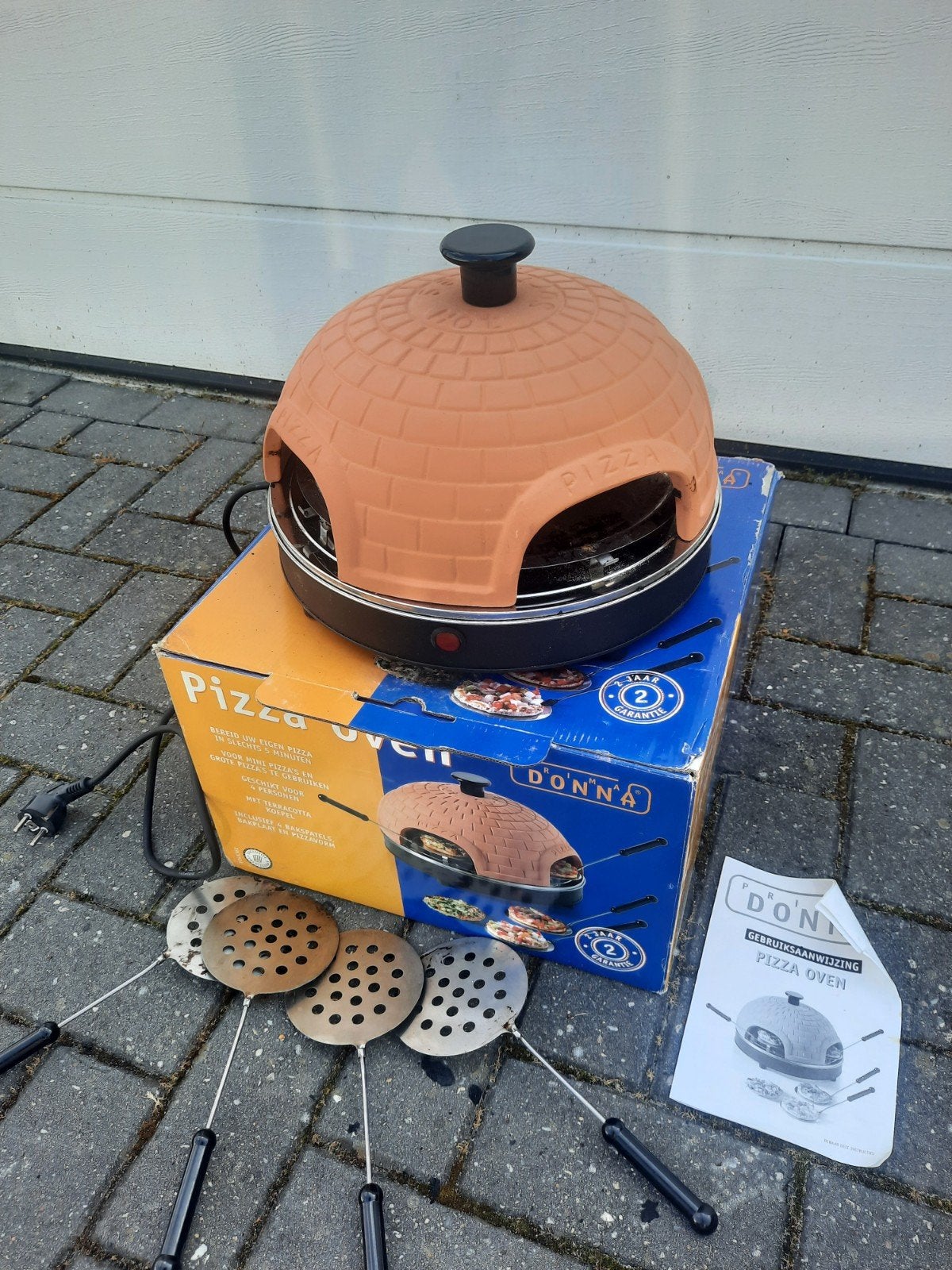 D'ONNA Pizza Oven - Maak thuis heerlijke pizza's!, Ophalen, Gebruikt, D'ONNA