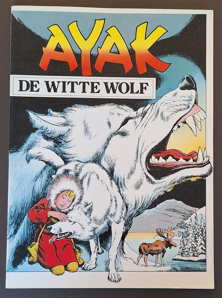 Ayak De witte wolf, Boeken, Eén stripboek, Ophalen of Verzenden, Gelezen, Jean Ollivier
