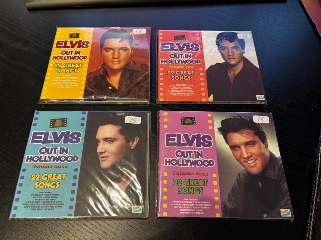 Elvis 4CD set - Out in Hollywood (Vol. 1 t/m 4), Verzenden, Zo goed als nieuw
