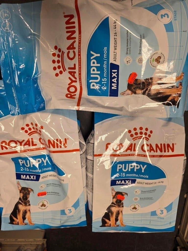 Royal Canin Puppy Maxi 9 kg ( 3 x 3 kg ) tht 27-07-2026, Dieren en Toebehoren, Ophalen of Verzenden, Hond