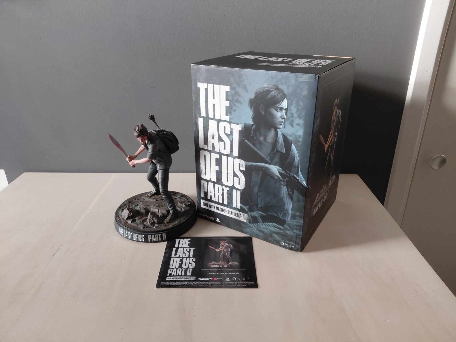 The Last of Us Ellie With Machete Statue, Verzamelen, Ophalen of Verzenden, Zo goed als nieuw, Fantasy