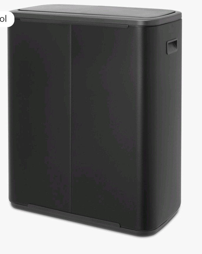 Brabantia Bo zwart, Ophalen, 50 – 75, 40 liter of meer, Zo goed als nieuw