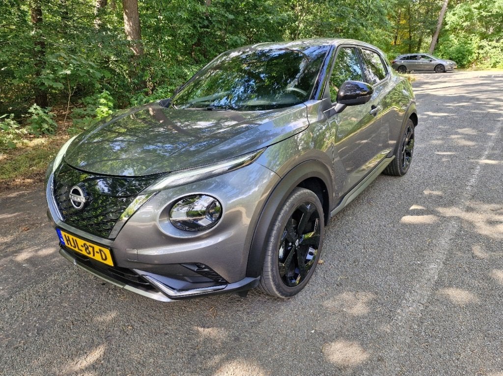 Nissan Juke Hybrid Tekna143pk 2025 Grijs BOSE .Automaat, Auto's, 4 cilinders, 93 pk, 500 kg, 20 km/l