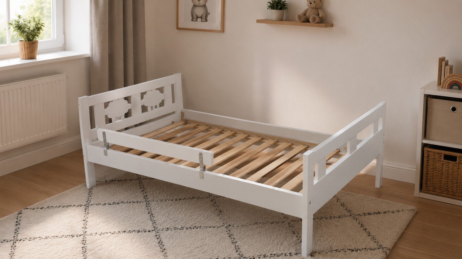 Kritter peuterbed ikea, Ophalen, Gebruikt, 70 tot 85 cm, Lattenbodem