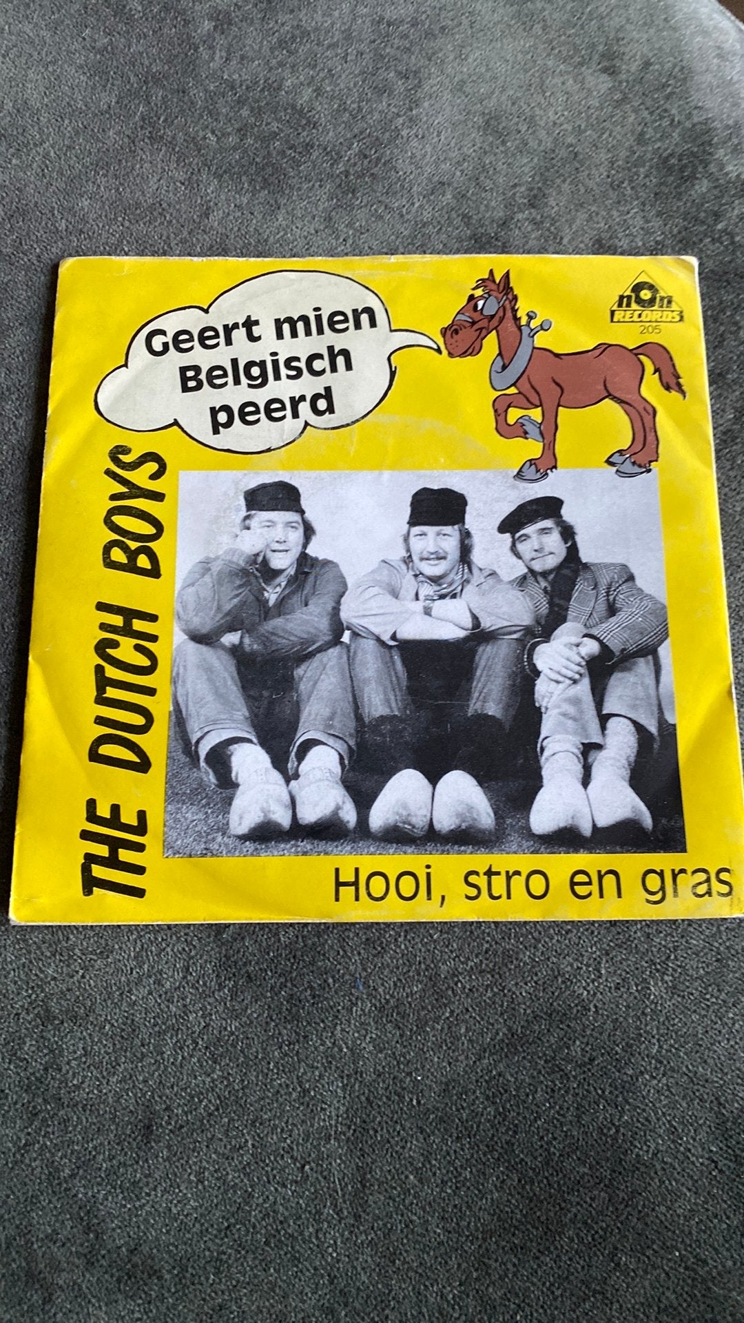 Vinyl single the Dutch Boys - Geert mien Belgisch peerd, Ophalen of Verzenden, Zo goed als nieuw, Nederlandstalig