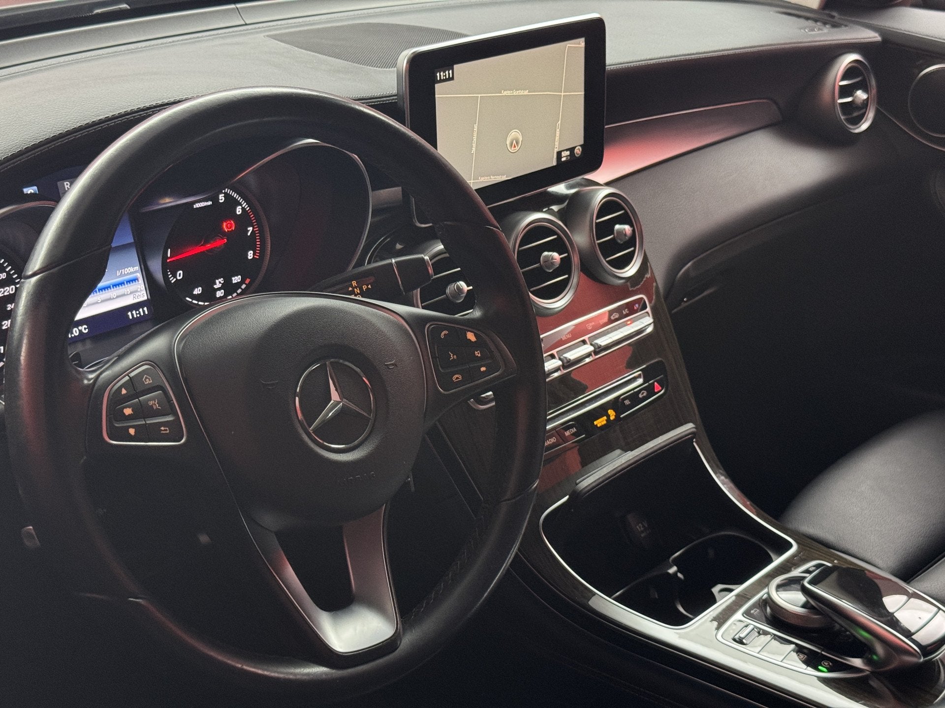 Mercedes-Benz GLC 250 4MATIC Prestige | Navigatie | Leer | C, Automaat, 15 km/l, Gebruikt, 4 cilinders