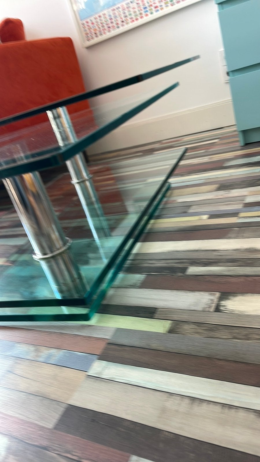 Design salontafel, Huis en Inrichting, Ophalen, 100 tot 150 cm, 50 tot 100 cm, Zo goed als nieuw
