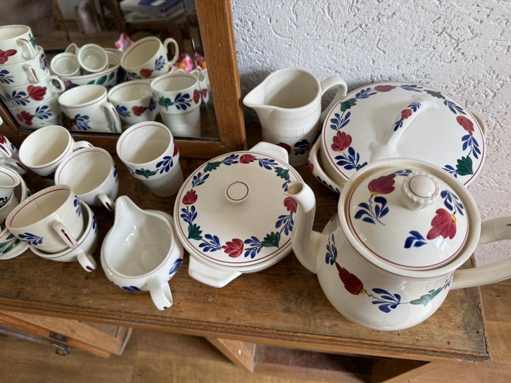 Boerenbont Boch Serviesset, Ophalen