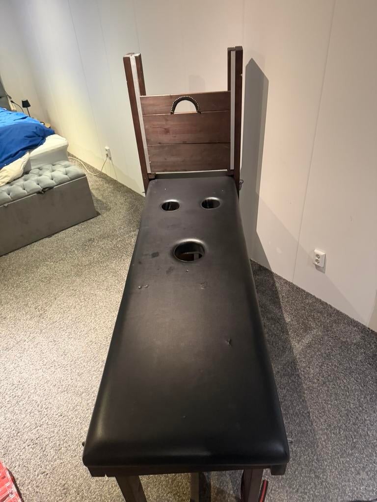 Massage tafel, Leder, Massagetafel, Leder, Ophalen of Verzenden