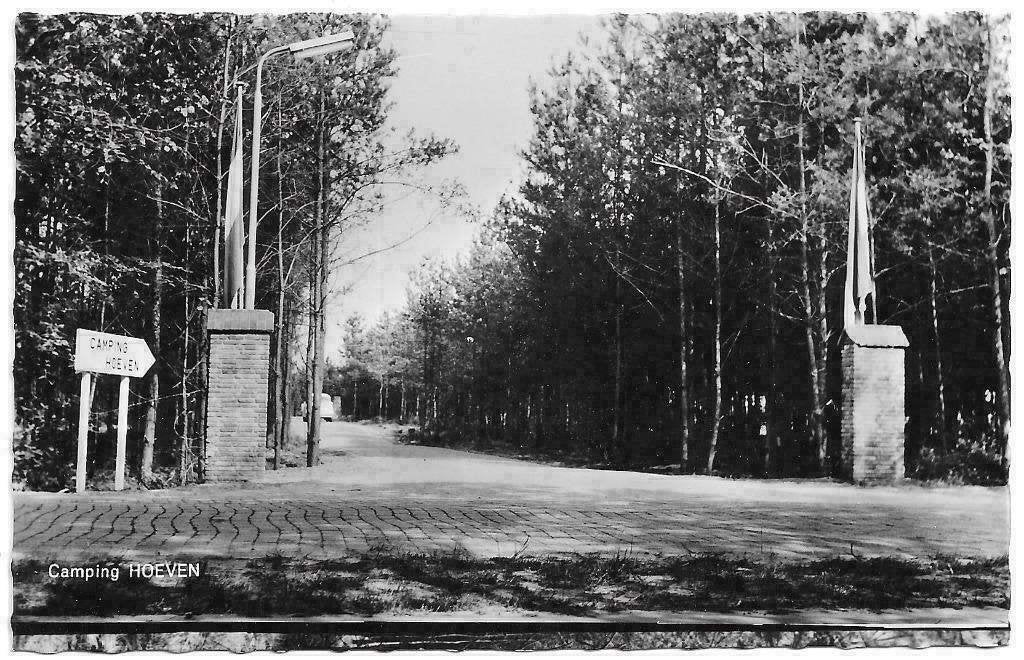 AK Hoeven - Camping Hoeven, Hoofdingang, Verzenden, 1960 tot 1980, Ongelopen, Noord-Brabant