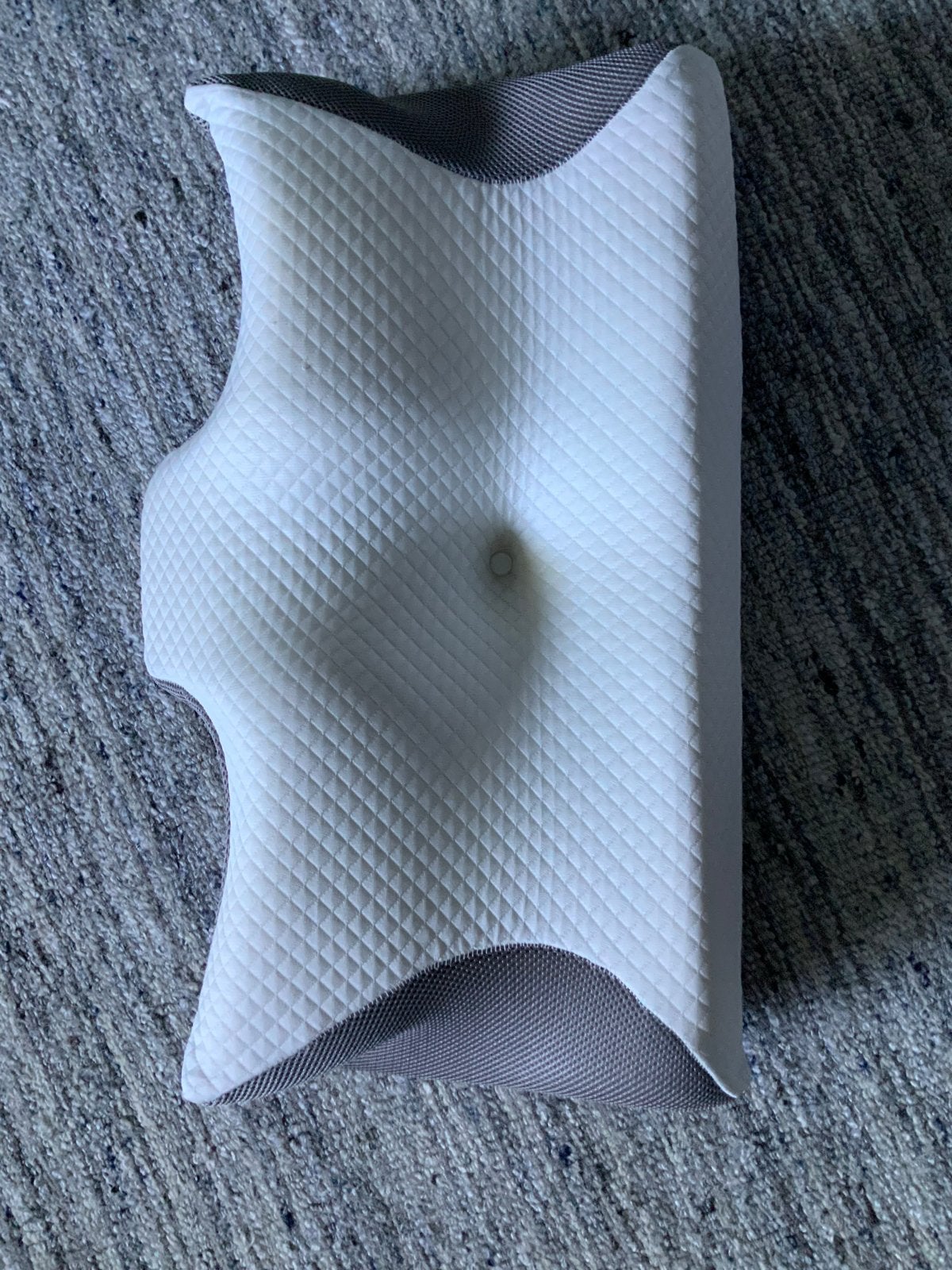 Ergonomisch traagschuim kussen - Neksteun, Ophalen, Schuim, Eenpersoons, Wit