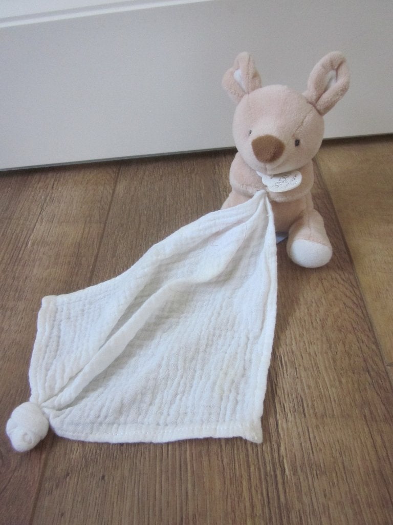 Unicef Doudou et Compagnie pluche konijn + hydrophile doek, Kinderen en Baby's, Speelgoed | Knuffels en Pluche, Overige merken