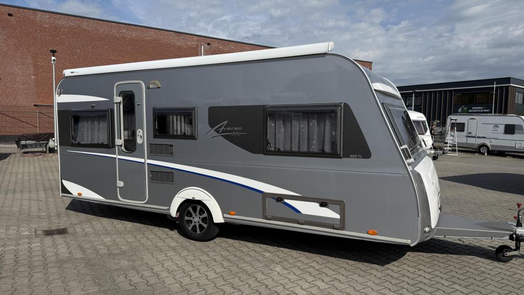Bürstner Averso Fifty 500 TL bj 2008 met voortent e, Caravans en Kamperen, Rondzit, Bedrijf, Bürstner, 5 tot 6 meter