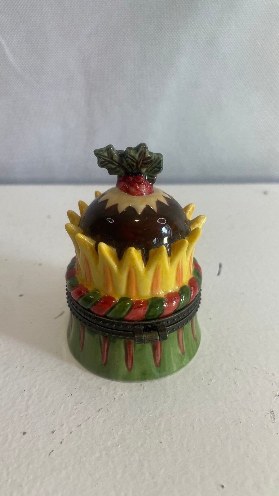 Villeroy & Boch Kerst Pudding Doosje, Meerkleurig, Ophalen of Verzenden, Steen/keramiek, Klassiek