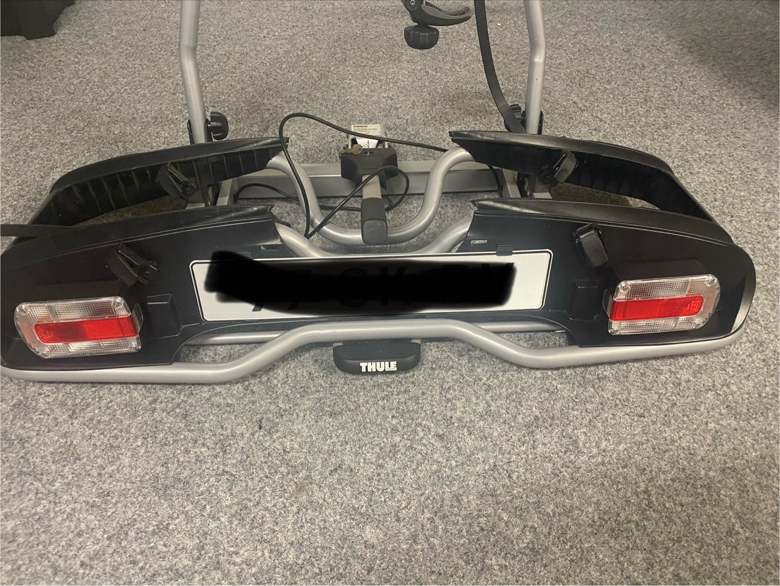 Thule EP 916 Trekhaakdrager met laadramp voor 2 fietsen, Ophalen, Gebruikt, 2 fietsen, Trekhaakdrager