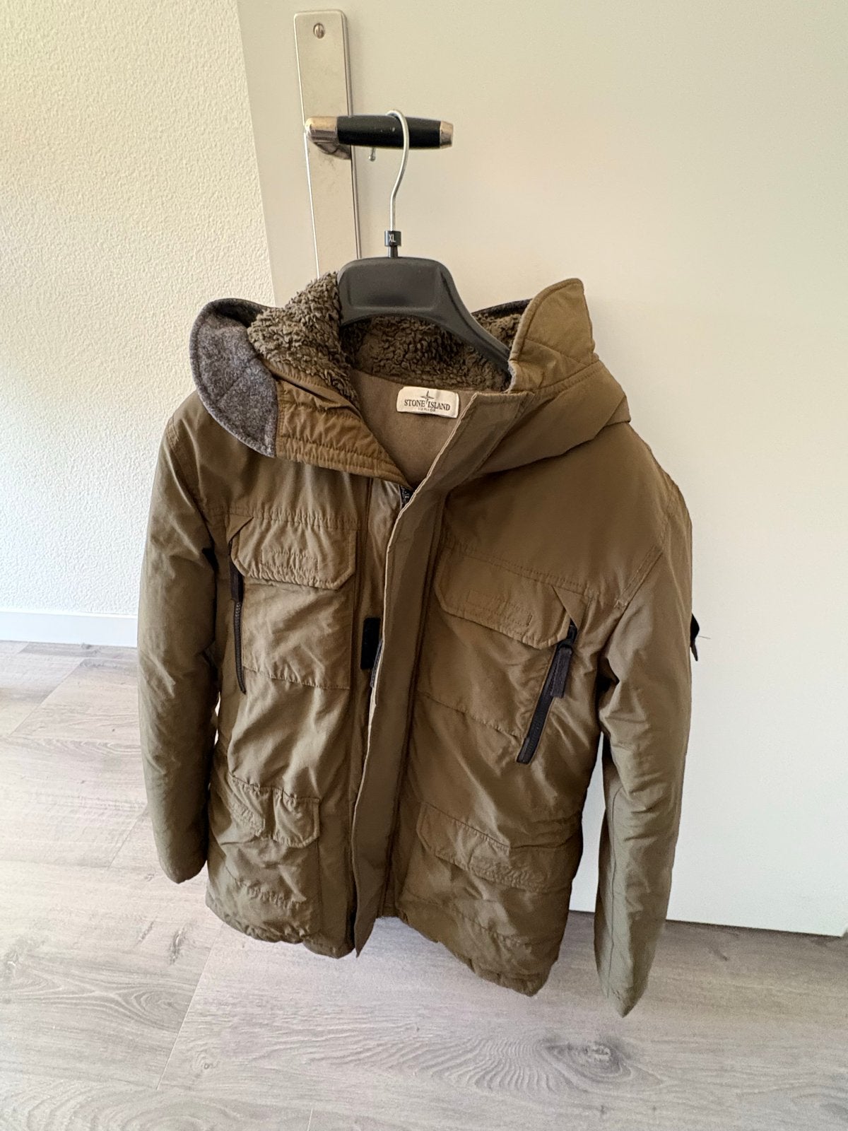 Stone Island Junior Winterjas - Maat 154, Kinderen en Baby's, Ophalen of Verzenden, Zo goed als nieuw, Jongen