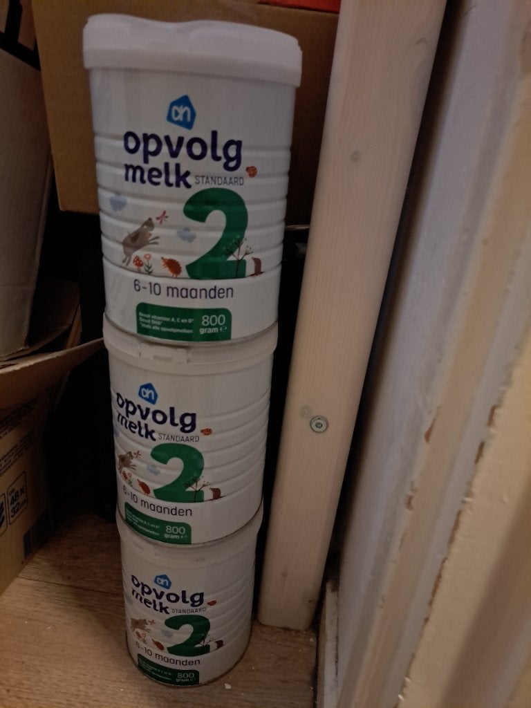 3x babymelk opvolgmelk 2 6-10 maanden Albert Heijn, Ophalen of Verzenden, Nieuw, Overige typen, Overige merken