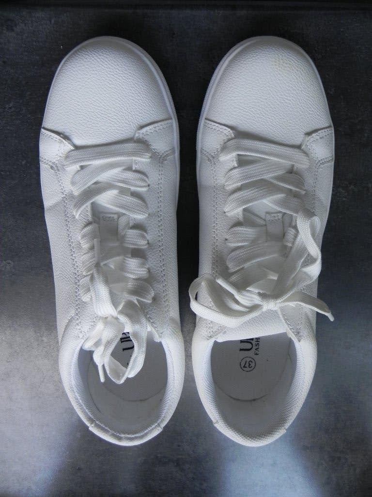 TE KOOP; DAMES/MEISJES SCHOENEN WIT MAAT 37, Ophalen, Up2Fashion, Wit, Sneakers of Gympen